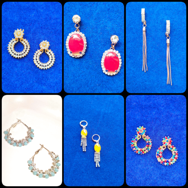 6 Combo Beautiful Earrings